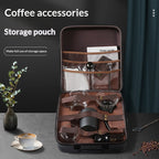 Portable Pour-Over Coffee Kit For Outdoor Travel Complete Set