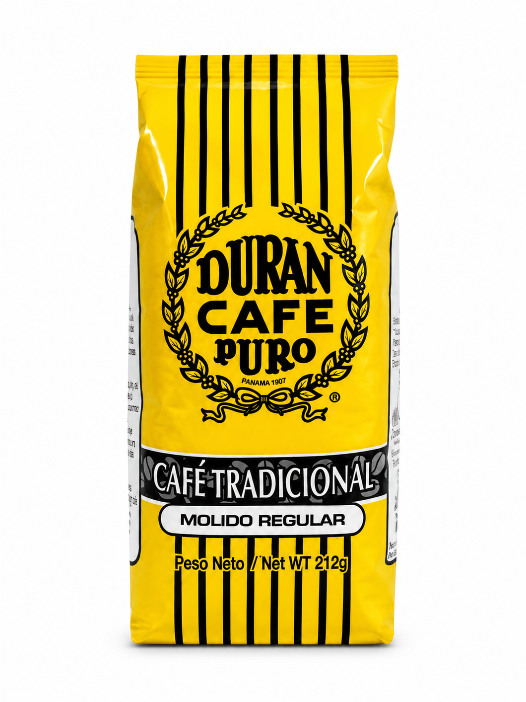 Panama Coffee Cafe Duran Cafe De Altura Molido Regular Freshly Imported Coffee From the Highlands of Chiriqui (Boquete) 232oz