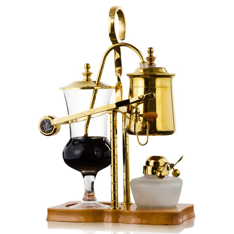 Royal Belgium Coffee Machine Siphonic Distillation Coffee Pot Make Coffee Suit Drip Type Manual Coffee Machine Siphon 4-6 Cups
