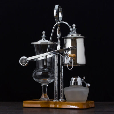 Royal Belgium Coffee Machine Siphonic Distillation Coffee Pot Make Coffee Suit Drip Type Manual Coffee Machine Siphon 4-6 Cups