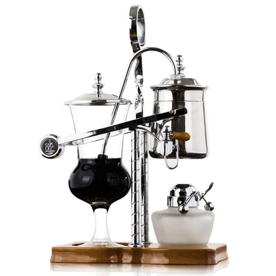 Royal Belgium Coffee Machine Siphonic Distillation Coffee Pot Make Coffee Suit Drip Type Manual Coffee Machine Siphon 4-6 Cups