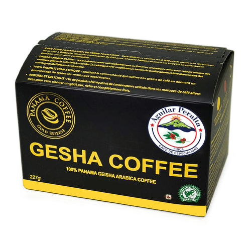 100% PANAMA -AGUILAR PERALTA NATURAL GEISHA WHOLE COFFEE ROASTED BEANS 8OZ,227G