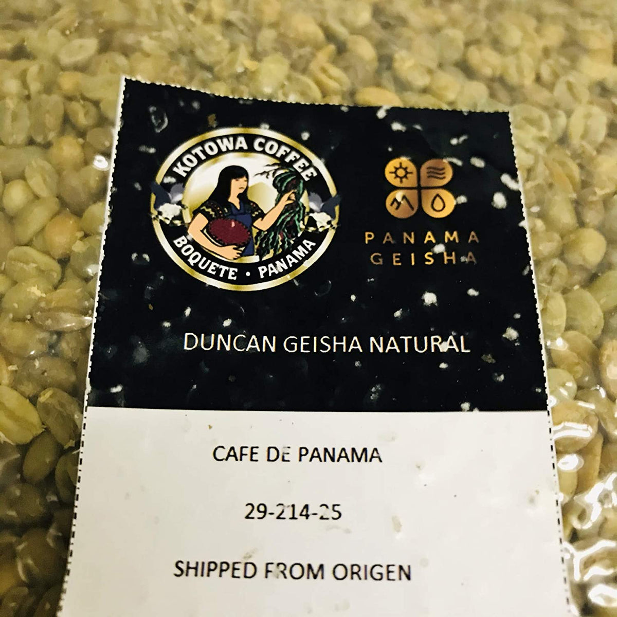 Kotowa Las Brujas Natural Geisha whole bean coffee – view 3