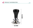 58.5mm Adjustable Coffee Tamper Constant Pressure Espresso Distributor Stainless Steel Force Powder Hammer Barista Accessories