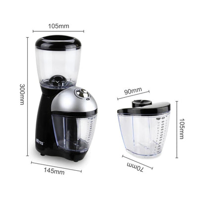 Professional Barista Coffee Grinder Home Electric Grinding Machine Equipped With 420 Stainless Steel Grinding Disk Coffee Maker