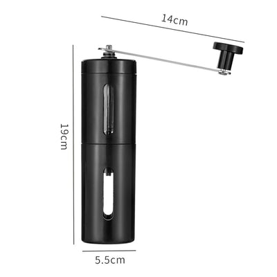 Portable Coffee Grinder Stainless Steel Adjustable Handheld Coffee Grinder Cocoa Bean Mill Manual Coffee Grinder#0826g30