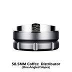 58.5mm Adjustable Coffee Tamper Constant Pressure Espresso Distributor Stainless Steel Force Powder Hammer Barista Accessories