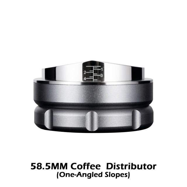 58.5mm Adjustable Coffee Tamper Constant Pressure Espresso Distributor Stainless Steel Force Powder Hammer Barista Accessories