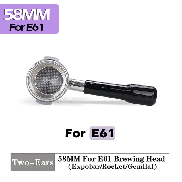 58.5mm Adjustable Coffee Tamper Constant Pressure Espresso Distributor Stainless Steel Force Powder Hammer Barista Accessories