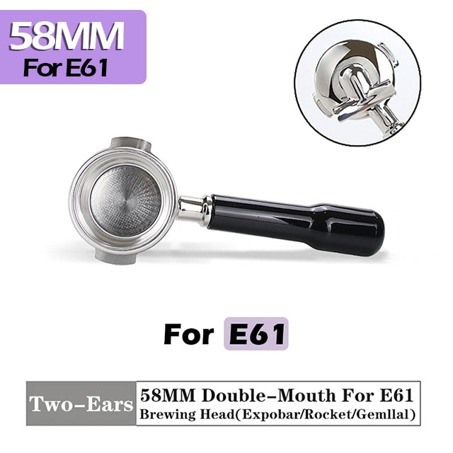 58.5mm Adjustable Coffee Tamper Constant Pressure Espresso Distributor Stainless Steel Force Powder Hammer Barista Accessories