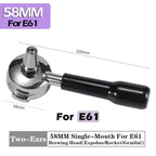 58.5mm Adjustable Coffee Tamper Constant Pressure Espresso Distributor Stainless Steel Force Powder Hammer Barista Accessories